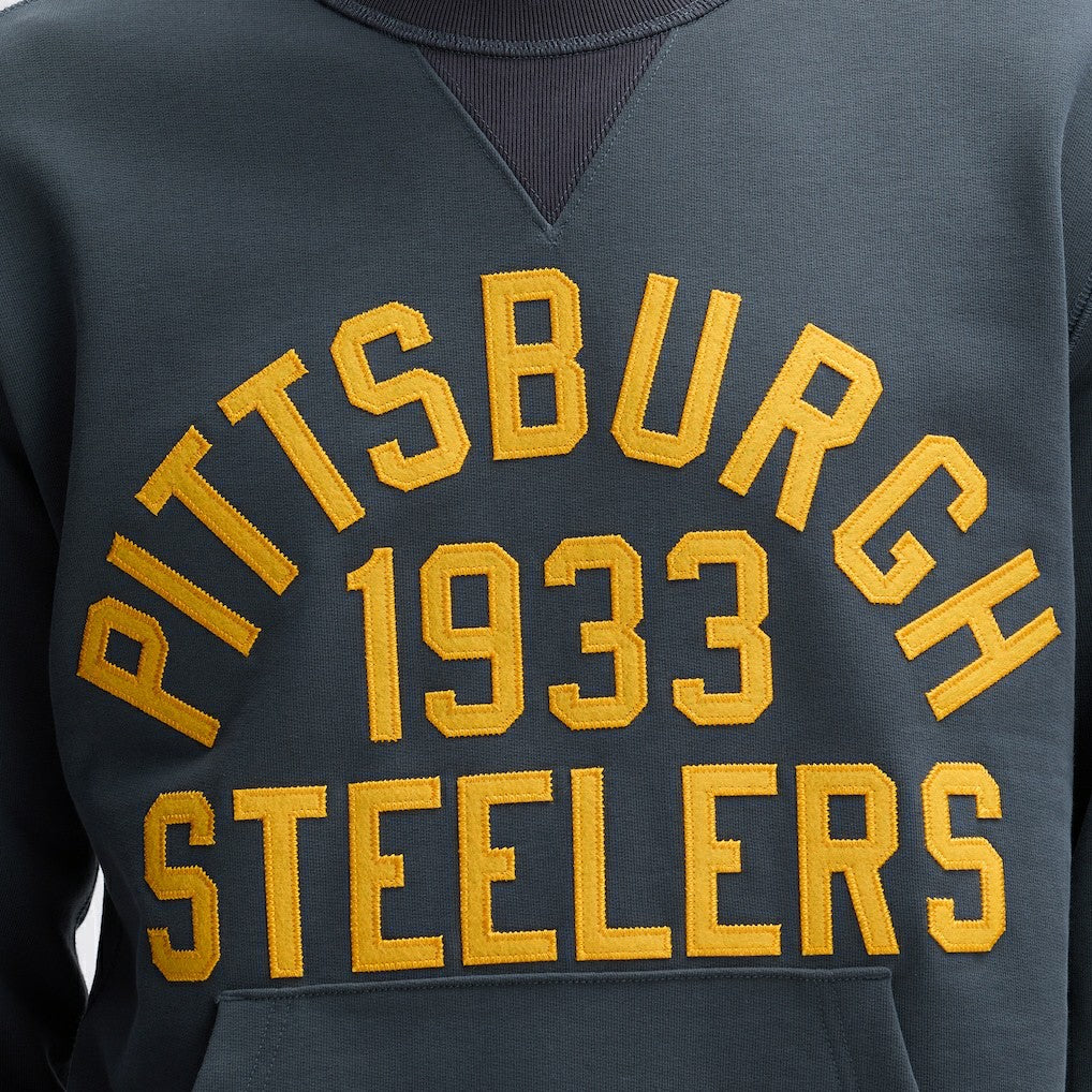 Pittsburgh Steelers IconicFleece Pocket Sweatshirt Charcoal