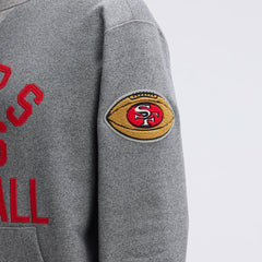 San Francisco 49ers IconicFleece Pocket Sweatshirt Athletic Heather Gray