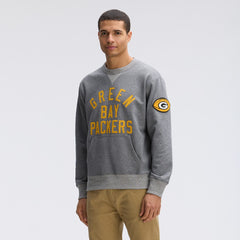 Green Bay Packers IconicFleece Pocket Sweatshirt Athletic Heather Gray