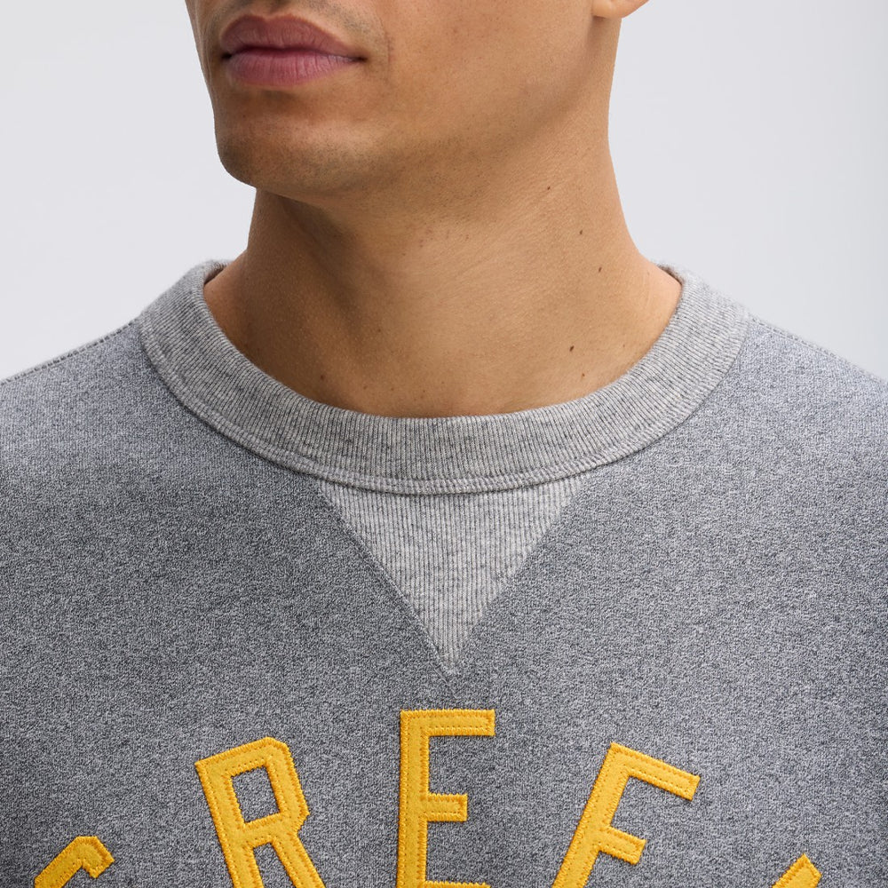 Green Bay Packers IconicFleece Pocket Sweatshirt Athletic Heather Gray