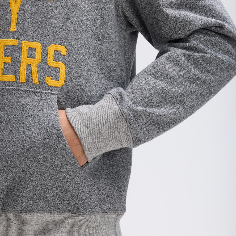 Green Bay Packers IconicFleece Pocket Sweatshirt Athletic Heather Gray