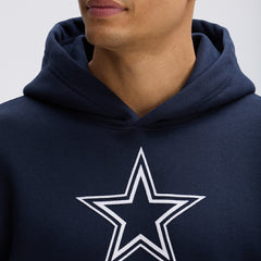 Dallas Cowboys IconicFleece Flocked Hoodie Navy