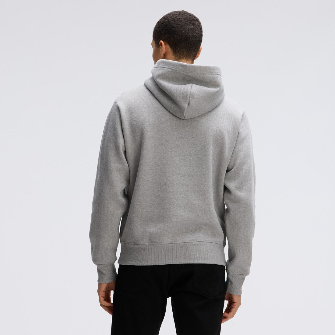 Las Vegas Raiders IconicFleece Flocked Hoodie Heather Gray