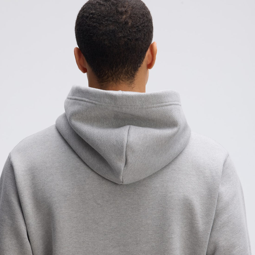 Las Vegas Raiders IconicFleece Flocked Hoodie Heather Gray