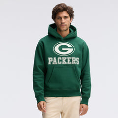 Green Bay Packers IconicFleece Flocked Hoodie Green