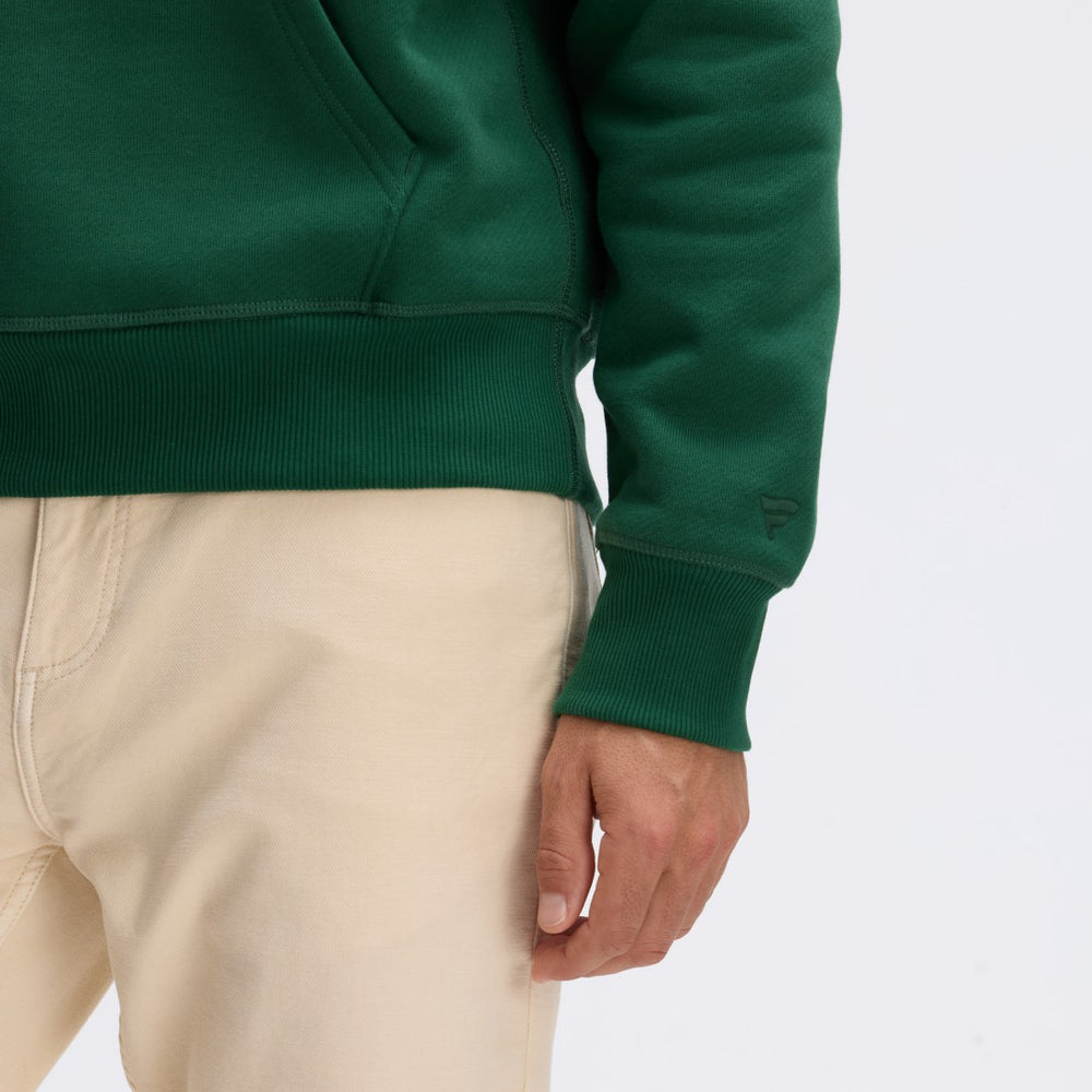 Green Bay Packers IconicFleece Flocked Hoodie Green