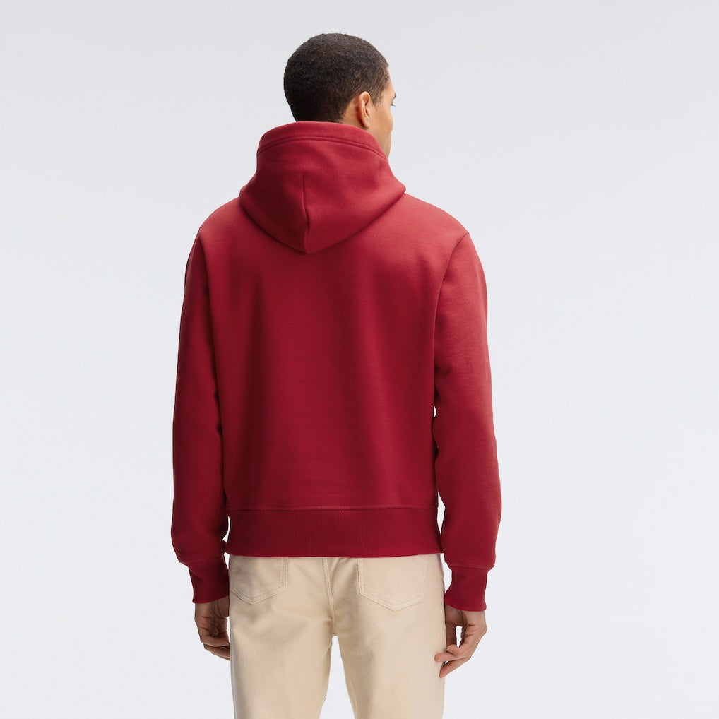 Washington Commanders IconicFleece Flocked Hoodie Burgundy