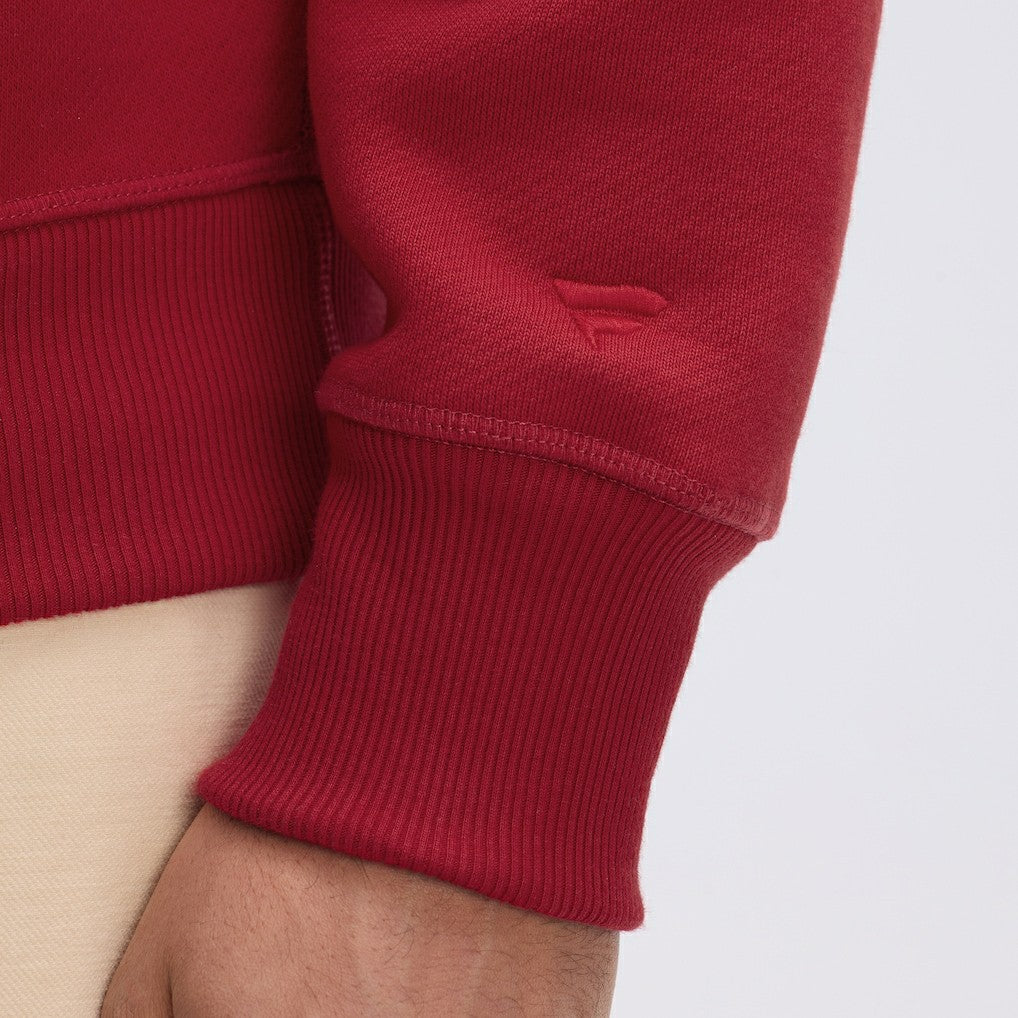 Washington Commanders IconicFleece Flocked Hoodie Burgundy