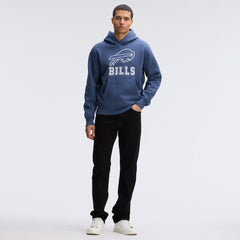 Buffalo Bills IconicFleece Flocked Hoodie Royal