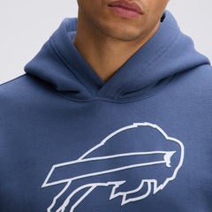 Buffalo Bills IconicFleece Flocked Hoodie Royal