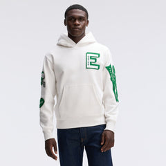 Philadelphia Eagles IconicFleece Letterman Hoodie Oatmeal