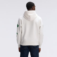 Philadelphia Eagles IconicFleece Letterman Hoodie Oatmeal