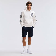 Dallas Cowboys IconicFleece Letterman Hoodie Oatmeal