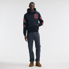 Kansas City Chiefs IconicFleece Letterman Hoodie Black