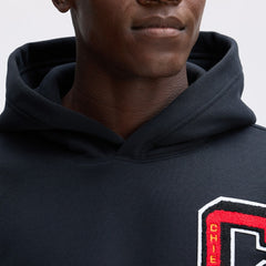 Kansas City Chiefs IconicFleece Letterman Hoodie Black