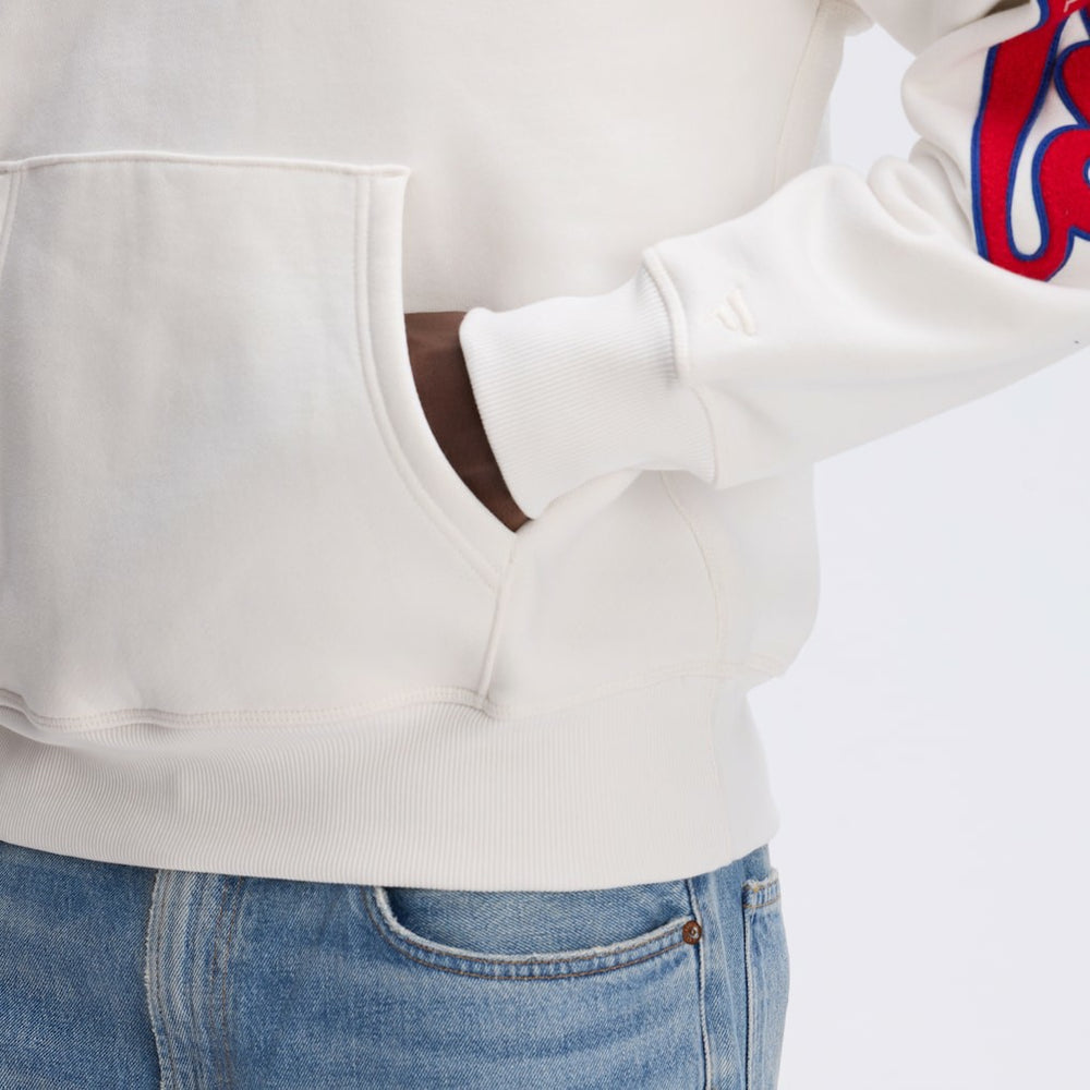 Buffalo Bills IconicFleece Letterman Hoodie Oatmeal