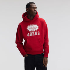 San Francisco 49ers IconicFleece Flocked Hoodie Scarlet