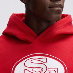 San Francisco 49ers IconicFleece Flocked Hoodie Scarlet
