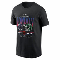 Denver Broncos vs. New York Jets International Games London 2025 T-Shirt Black