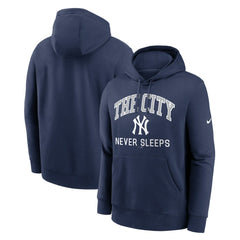 New York Yankees Nike The City Never Sleeps Club Hoodie - Navy Hoodies