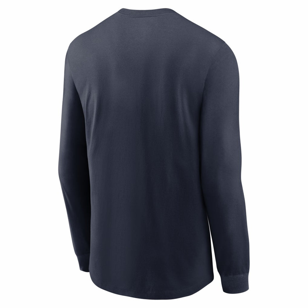 Chicago Bears 2025 NFC North Division Champions Locker Room Trophy Collection Long Sleeve T-Shirt Navy