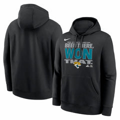 Jacksonville Jaguars 2025 AFC South Division Champions Locker Room Trophy Collection Hoodie Black
