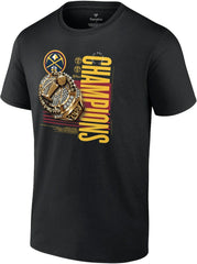Denver Nuggets 2023 NBA Finals Champions Slam Bling Ring T-Shirt Black