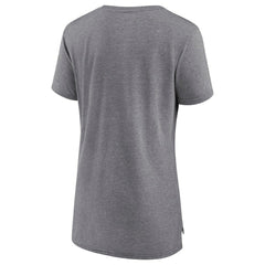 New England Patriots Women's Super Bowl LX Retro Tri-Blend T-Shirt Heather Gray