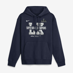 Seattle Seahawks Super Bowl LX Champions Sacrifice Hoodie College Navy