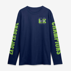 Seattle Seahawks Super Bowl LX Champions Own The Moments Long Sleeve T-Shirt College Navy