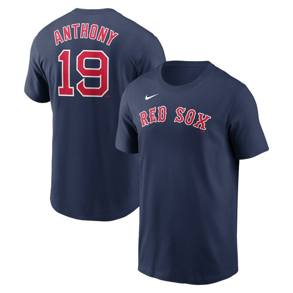 Roman Anthony Boston Red Sox Nike  Fuse Name & Number T-Shirt – Navy T-shirts