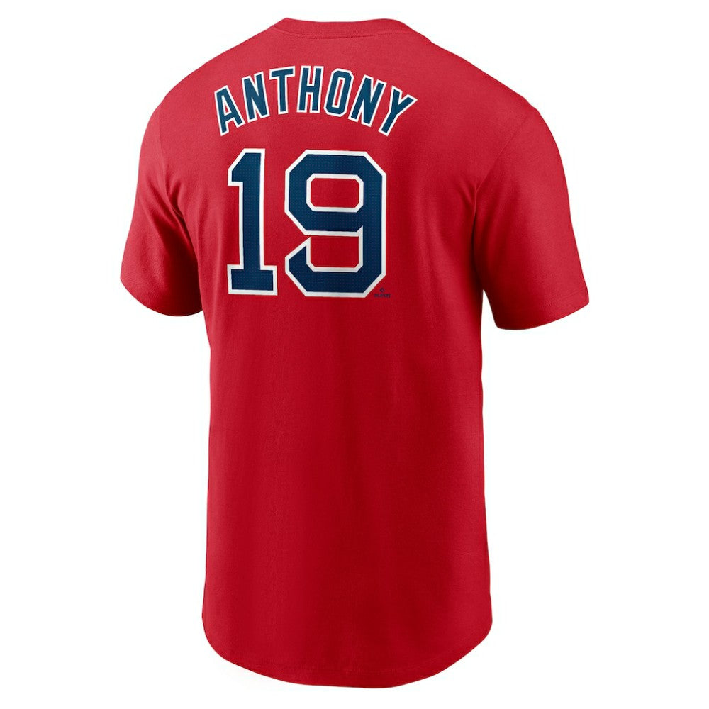 Roman Anthony Boston Red Sox Nike  Fuse Name & Number T-Shirt – Red T-shirts