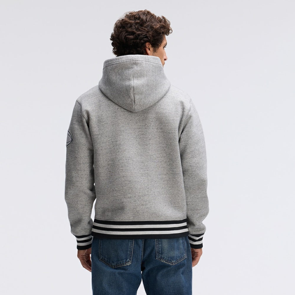 Dallas Cowboys IconicFleece Tipped Hoodie Heather Gray
