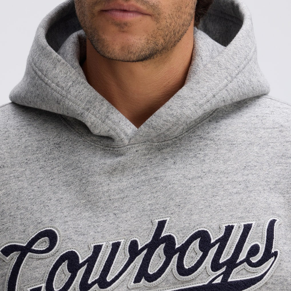 Dallas Cowboys IconicFleece Tipped Hoodie Heather Gray