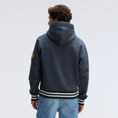 Pittsburgh Steelers IconicFleece Tipped Hoodie Charcoal