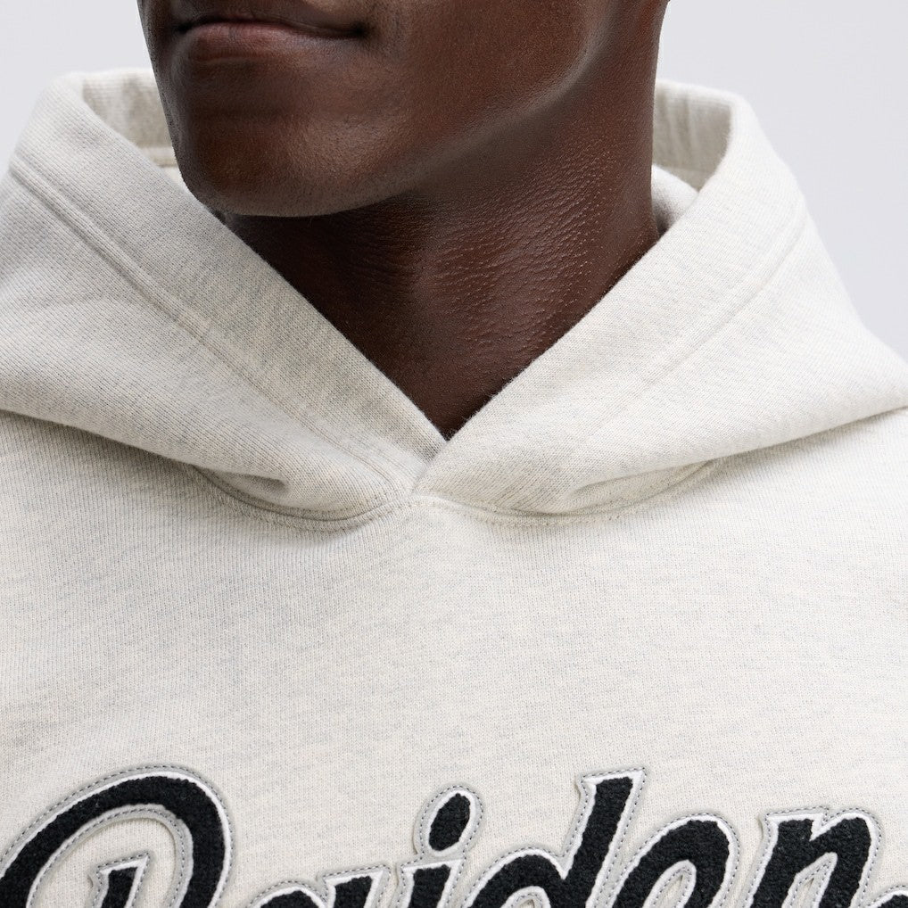 Las Vegas Raiders IconicFleece Tipped Hoodie Oatmeal