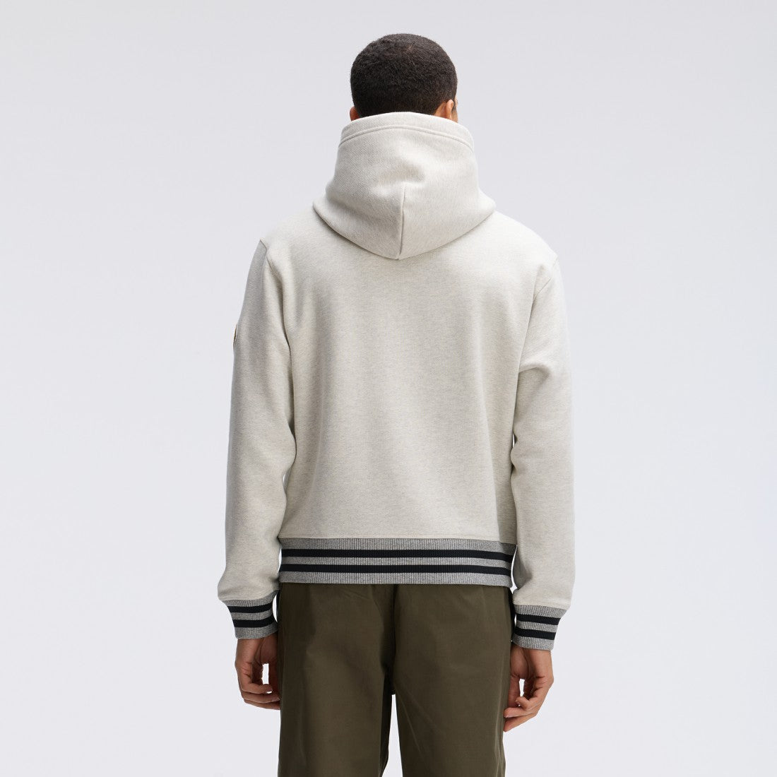 Green Bay Packers IconicFleece Tipped Hoodie Oatmeal