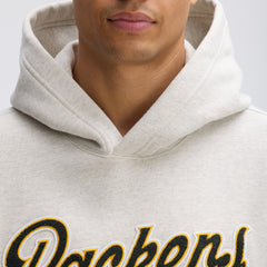 Green Bay Packers IconicFleece Tipped Hoodie Oatmeal