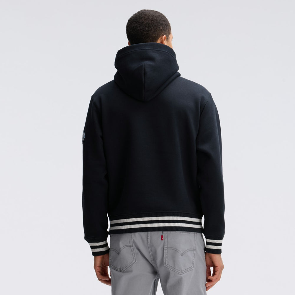 Detroit Lions IconicFleece Tipped Hoodie Black