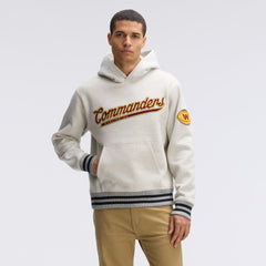 Washington Commanders IconicFleece Tipped Hoodie Oatmeal