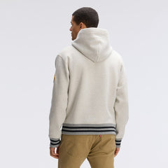 Washington Commanders IconicFleece Tipped Hoodie Oatmeal