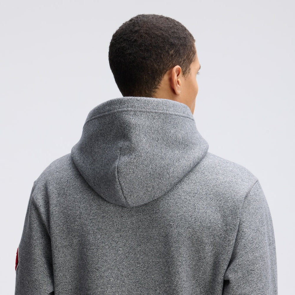 Kansas City Chiefs IconicFleece Tipped Hoodie Athletic Heather Gray