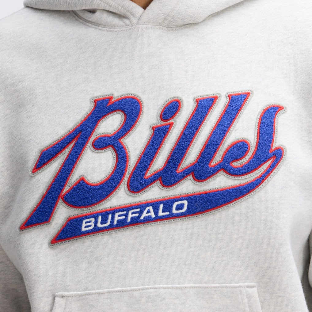 Buffalo Bills IconicFleece Tipped Hoodie Heather Gray