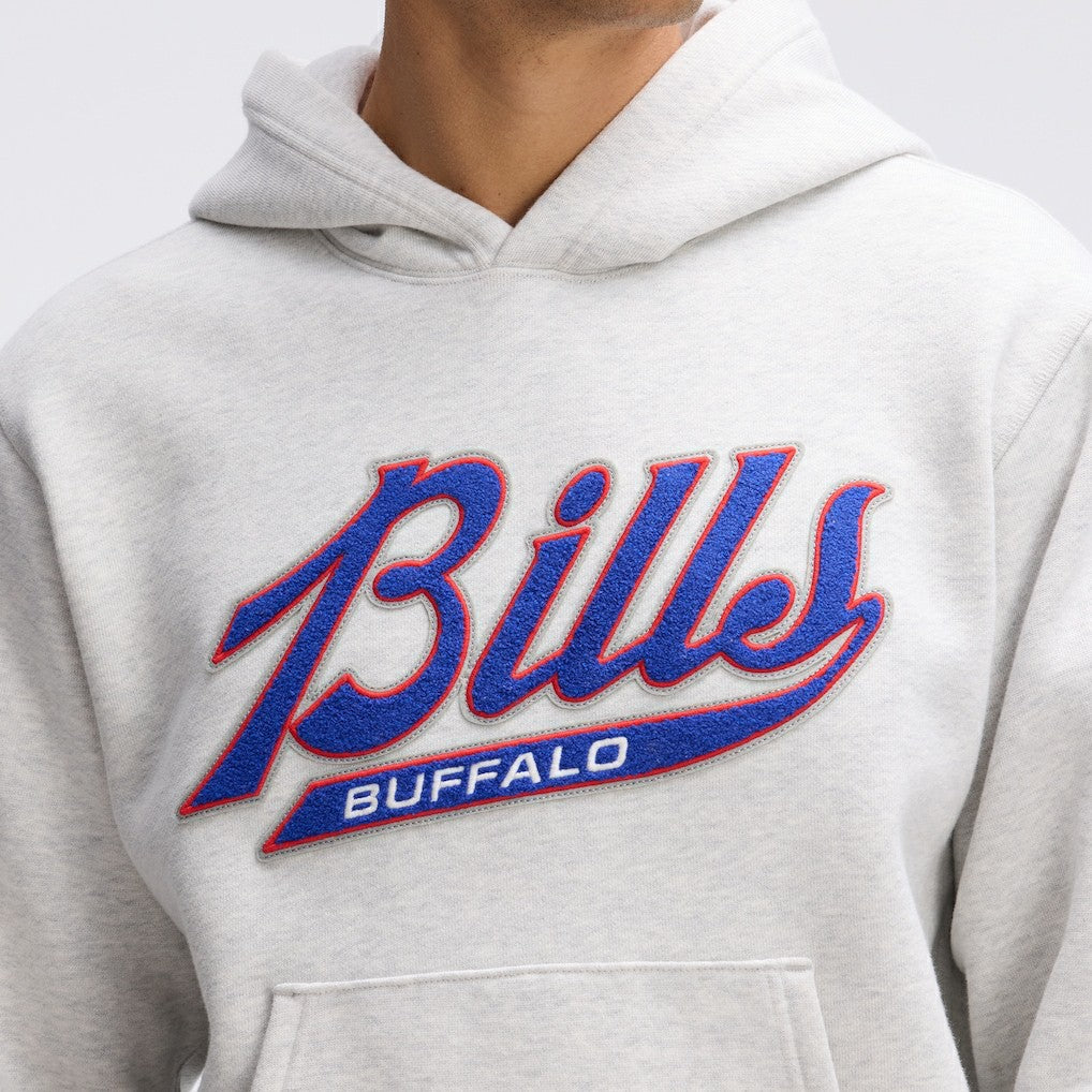 Buffalo Bills IconicFleece Tipped Hoodie Heather Gray