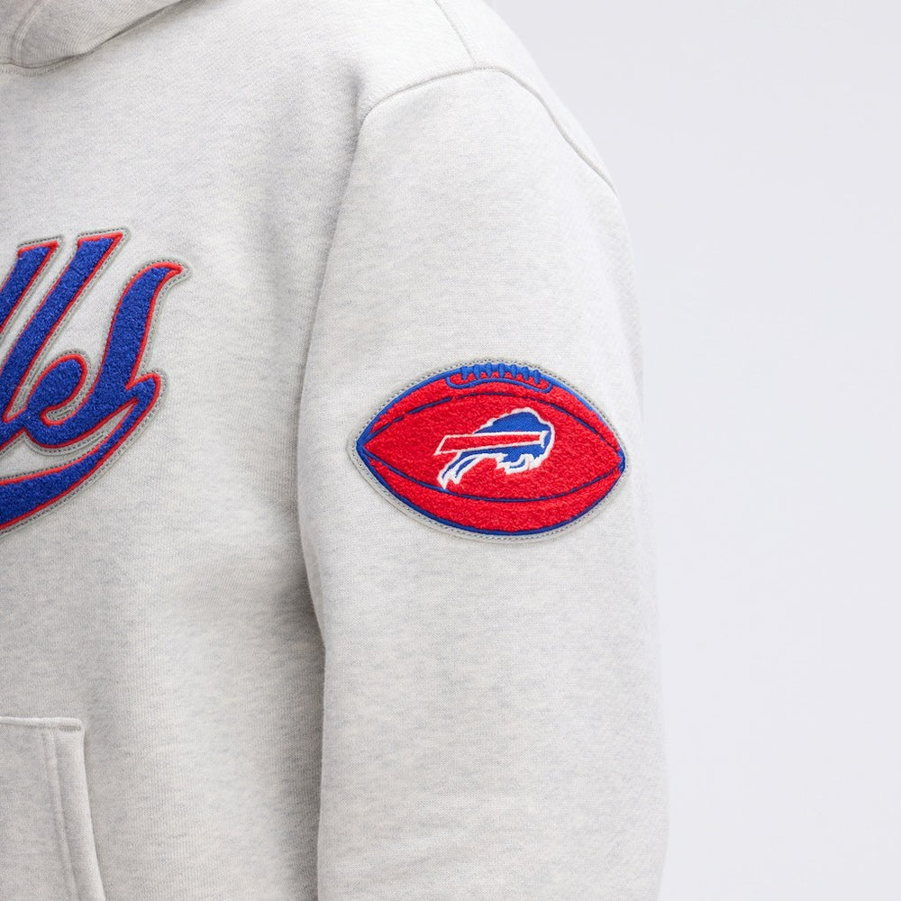 Buffalo Bills IconicFleece Tipped Hoodie Heather Gray
