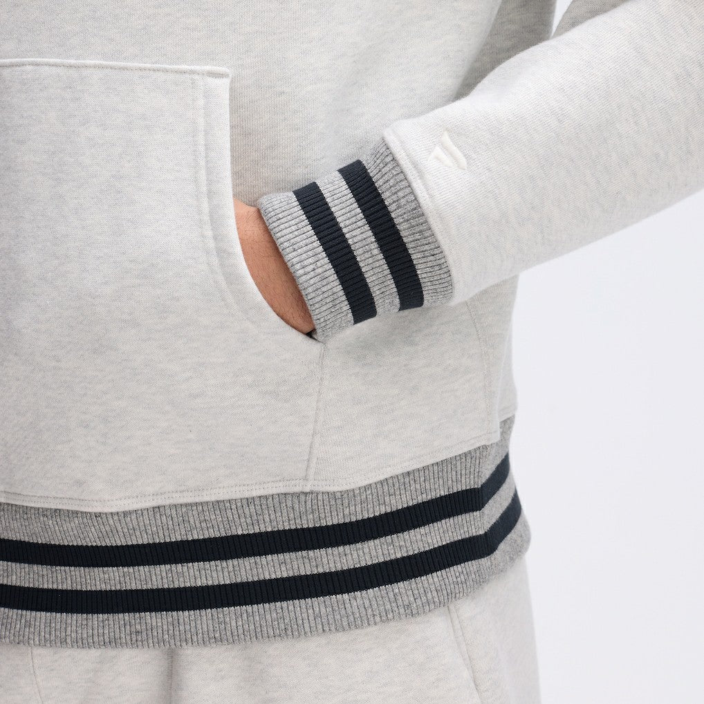Buffalo Bills IconicFleece Tipped Hoodie Heather Gray