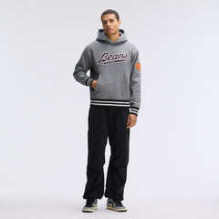 Chicago Bears IconicFleece Tipped Hoodie Athletic Heather Gray