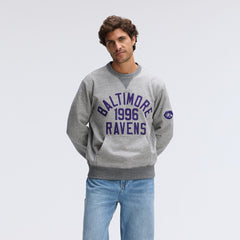 Baltimore Ravens IconicFleece Pocket Sweatshirt Heather Gray