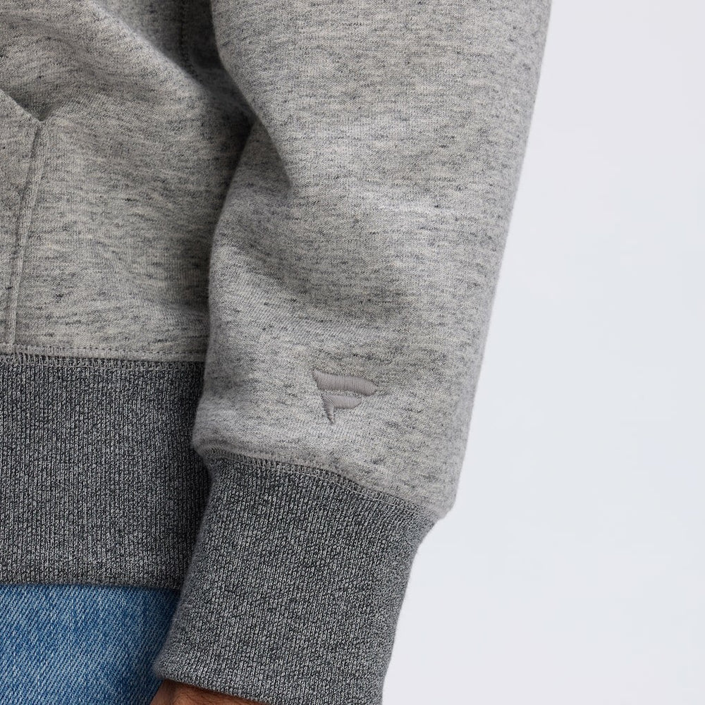 Baltimore Ravens IconicFleece Pocket Sweatshirt Heather Gray
