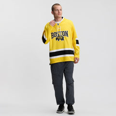 NHL Boston Bruins Fanatics 2026 NHL Stadium Series Lace Up Hoodie - Gold